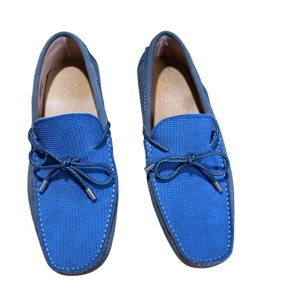 New Ortiz & Reed Made in Spain Brown/Blue Loafers Men’s size 8 - Picture 10 of 15